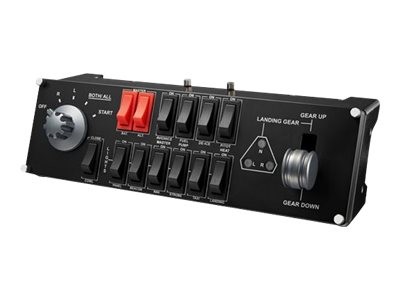 Logitech Flight Switch Panel Flugsimulator-Instrumentenbrett 945-000012