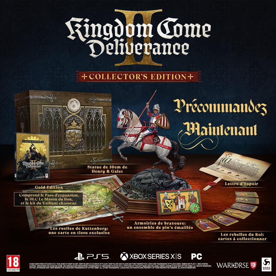 KINGDOM COME: DELIVERANCE II COLLECTOR'S EDITION PS5 GIOCO ITA PLAYSTATION 5 EU
