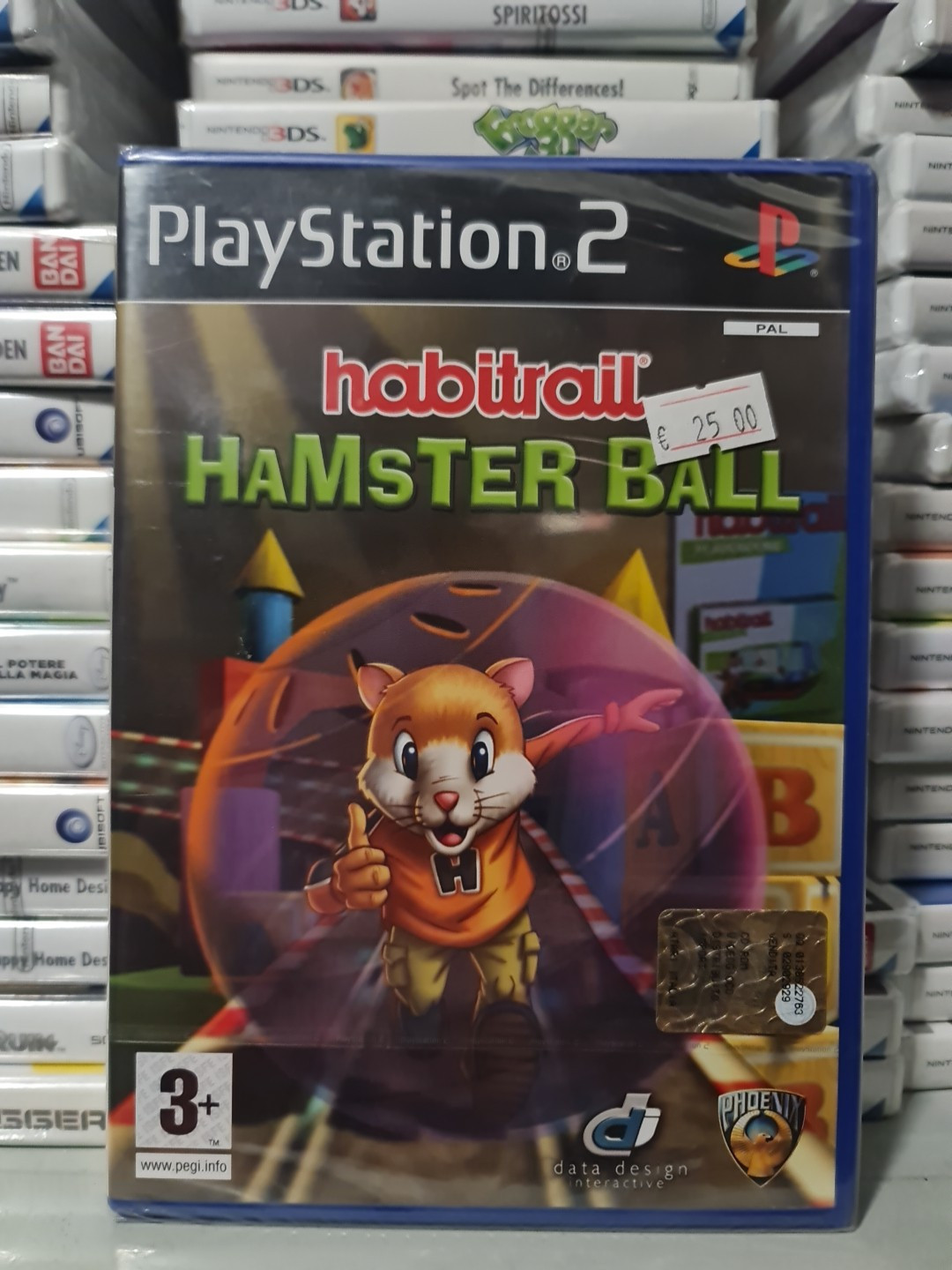 HABITRAIL HAMSTER BALL Sony ps2 nuovo celofan rovinato