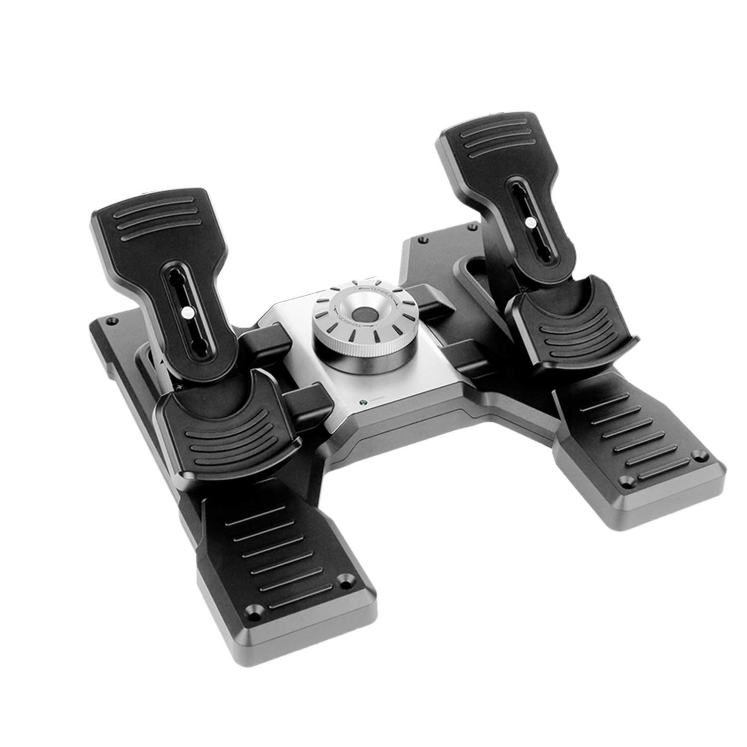 Logitech G Saitek Pro Flight Rudder, Pedaliera del Timone di Volo, Freni a Pedal