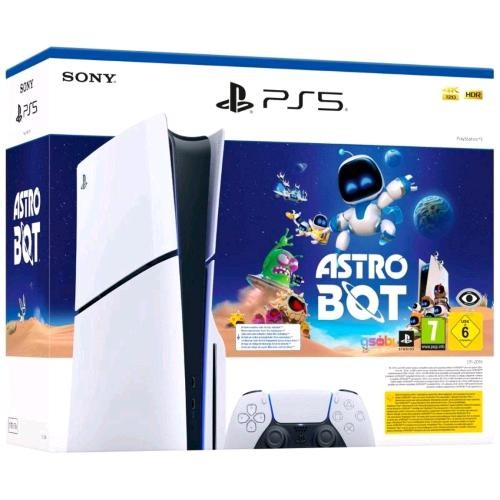 SONY PS5 1TB STANDARD EDITION SLIM WHITE + ASTRO BOT BUNDLE ITALIA