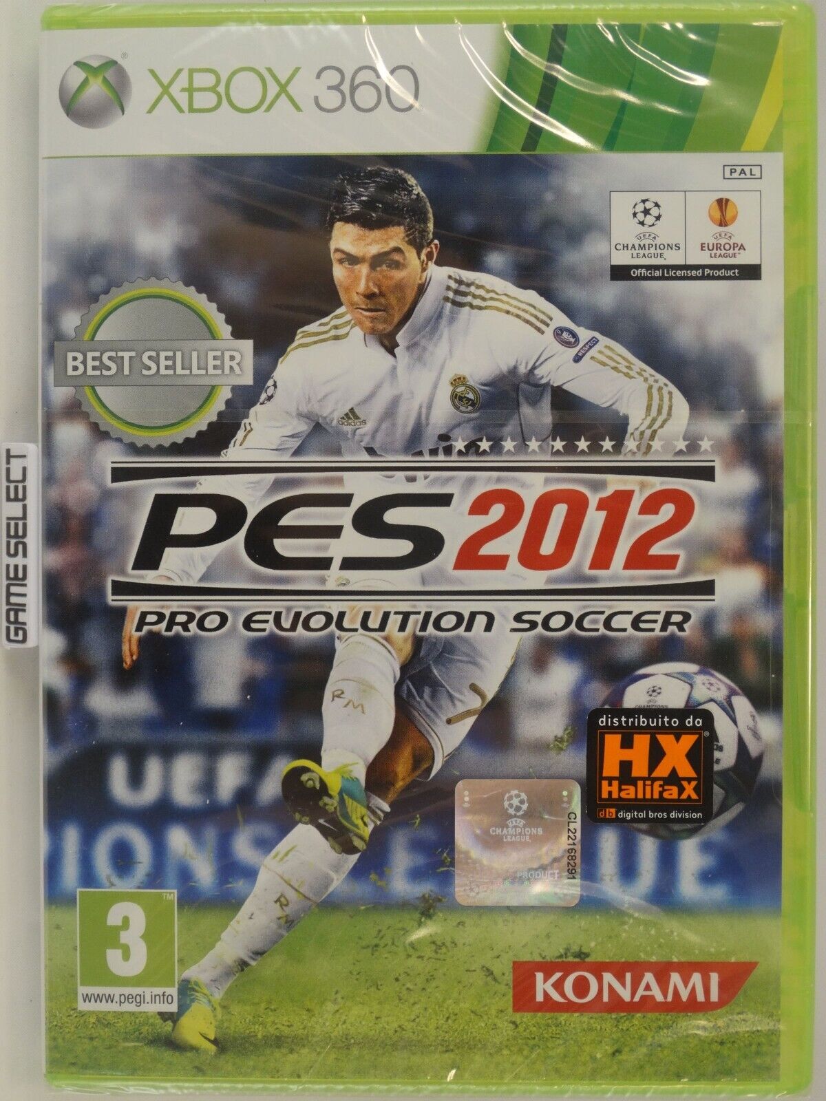 PRO EVOLUTION SOCCER 2012 PES 12 MICROSOFT XBOX 360 PAL ITALIANO NUOVO SIGILLATO