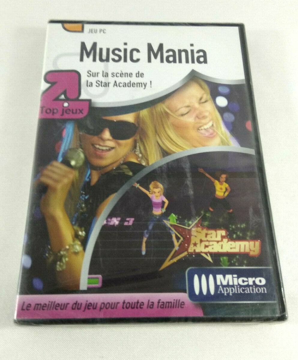 Gioco Per PC VF Musica Mania Star Academy Nuovo E Sigillato E Monitoraggio