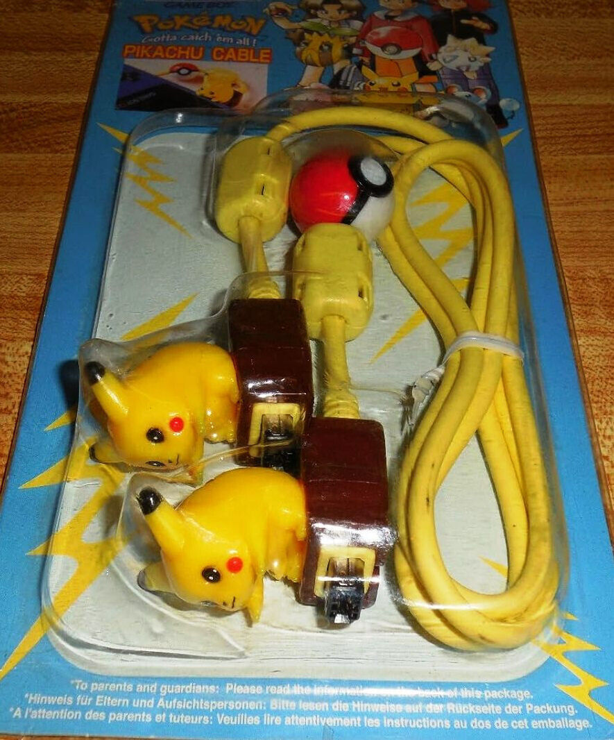 Cavo Di Collegamento Pokemon Pikachu - GameBoy