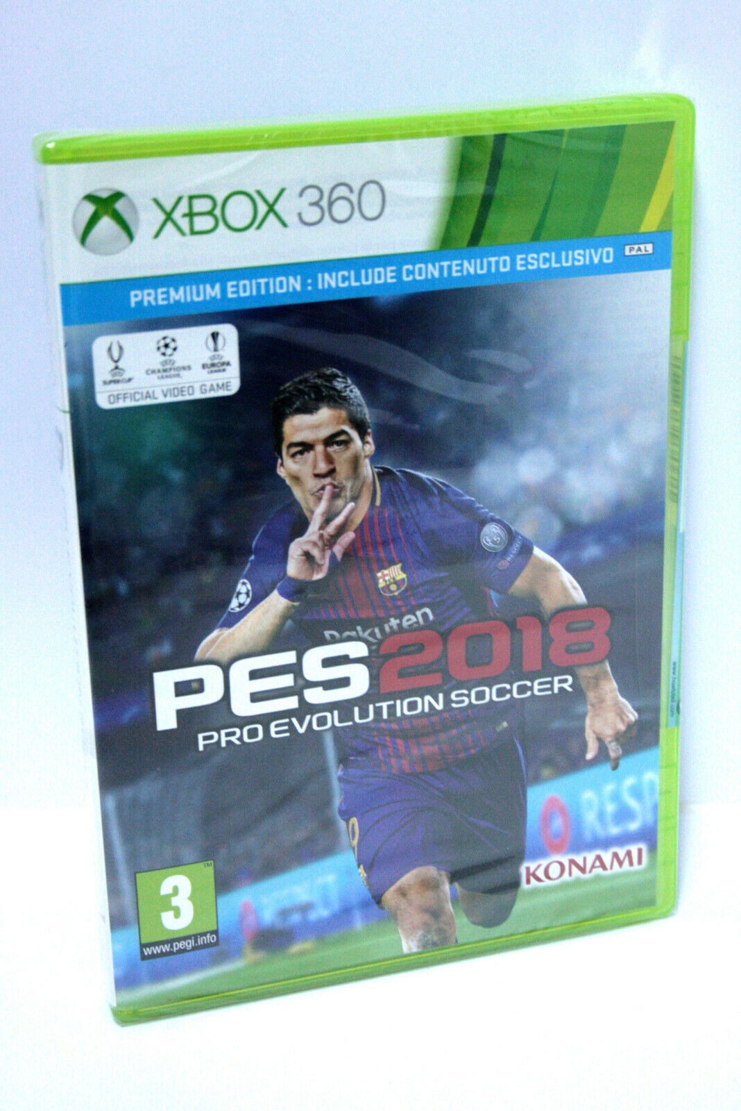 PES 2018 PRO EVOLUTION SOCCER PREMIUM EDITION KONAMI GIOCO PS3 NEW MG1 64597
