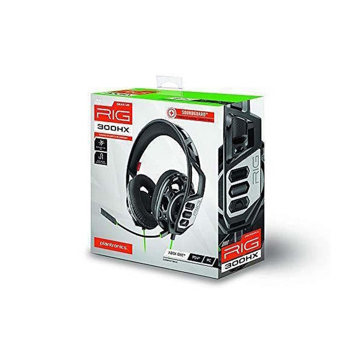 Plantronics Rig 300 HX, Gaming Headset, Xbox One, Black (Microsoft Xbox One)