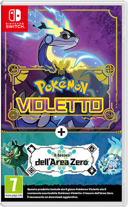 Pokemon Violetto + Pack Espansione Il Tesoro Dell'Area Zero Nintendo SWITCH