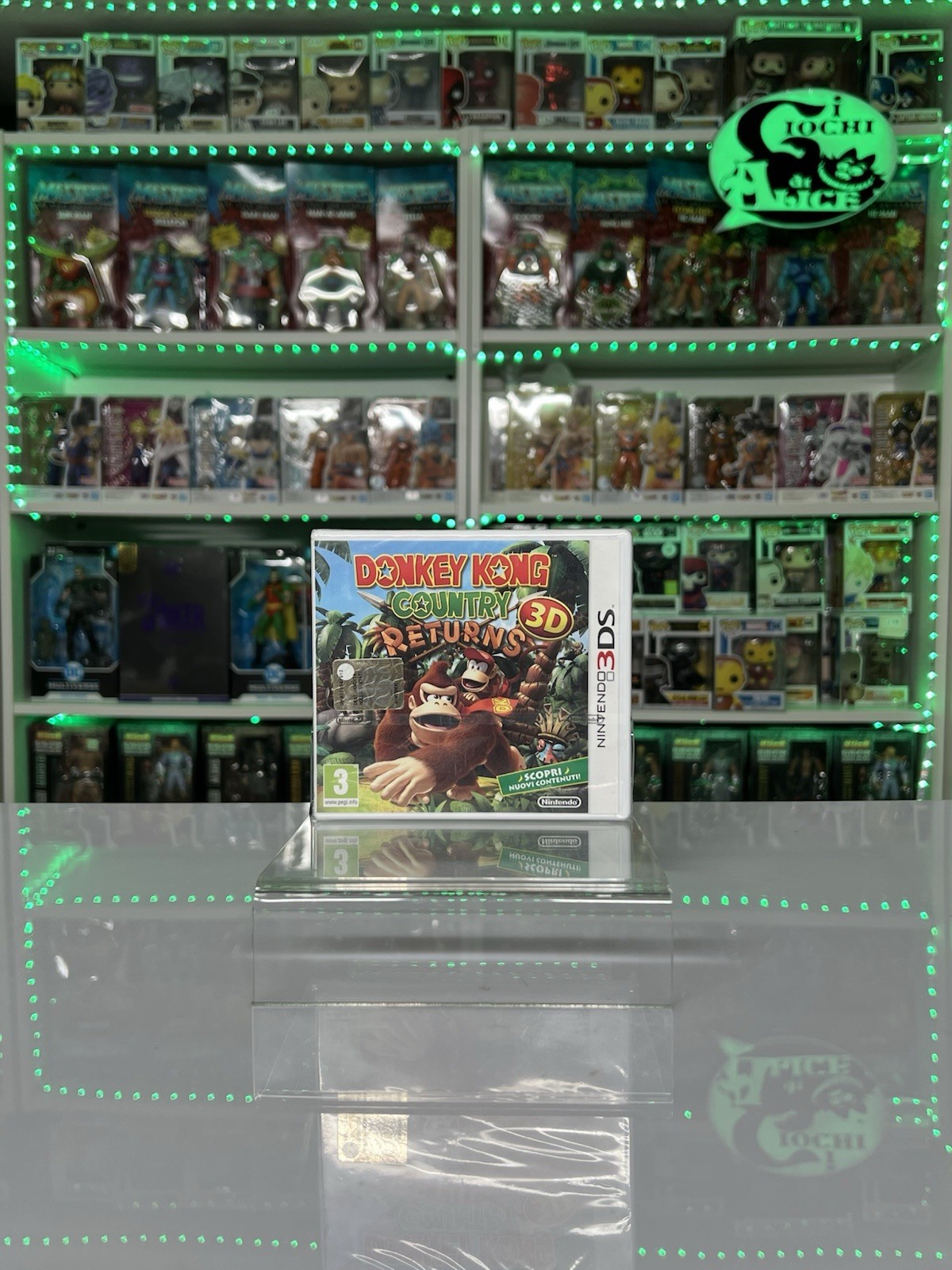 Nintendo 3DS 2DS videogioco - Donkey Kong Country Returns 3D