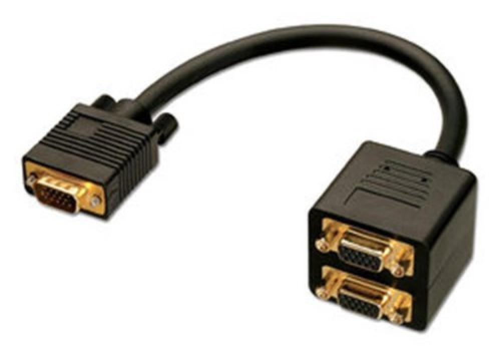 (TG. VGA Splitterkabel, 2 Port) Lindy 41214 - Cavo Splitter VGA, 2 Porte - Invia