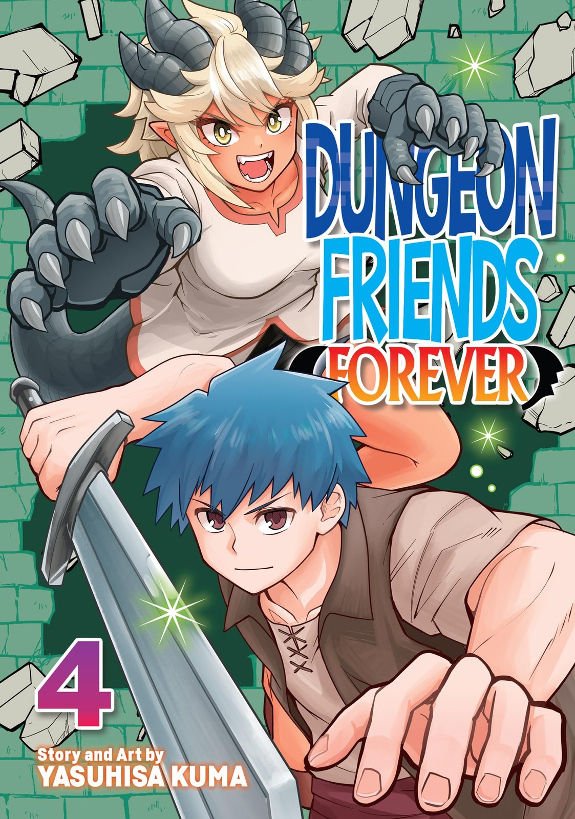 Yasuhisa Kuma Dungeon Friends Forever Vol. 4 (Tascabile) Dungeon Friends Forever