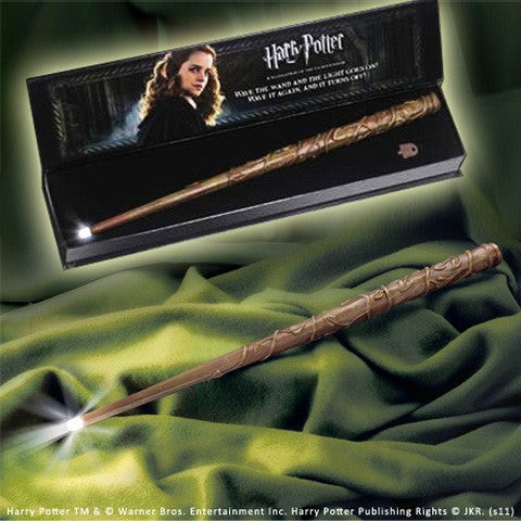 Noble Collection - Harry Potter - Bacchetta Magica Punta Luminosa di Hermione