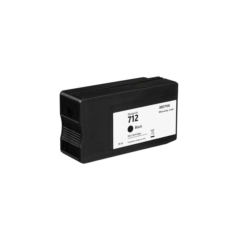 Cartuccia Hp 712 nero 3ED70A  per Hp Designjet 24,36 inch,T230,250,630,650 capac