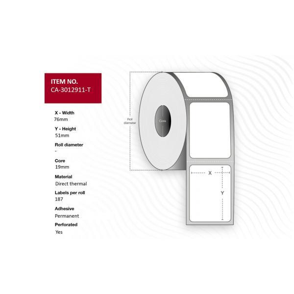 3161835 Capture 76 x 51mm, Core 19mm, Direct