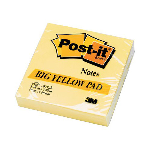 Post-it Notes Large Pad 5635 3M - 100x100 mm - 50121 (Giallo Canary Conf. 200)