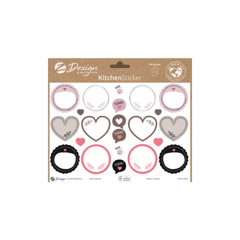 Trend Sticker A5 Avery in carta FSC - 2 fogli - Kitchen - 54548