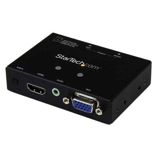 StarTech Switch Commutatore 2x1 VGA + HDMI a Auto - Convertitore con commutazion