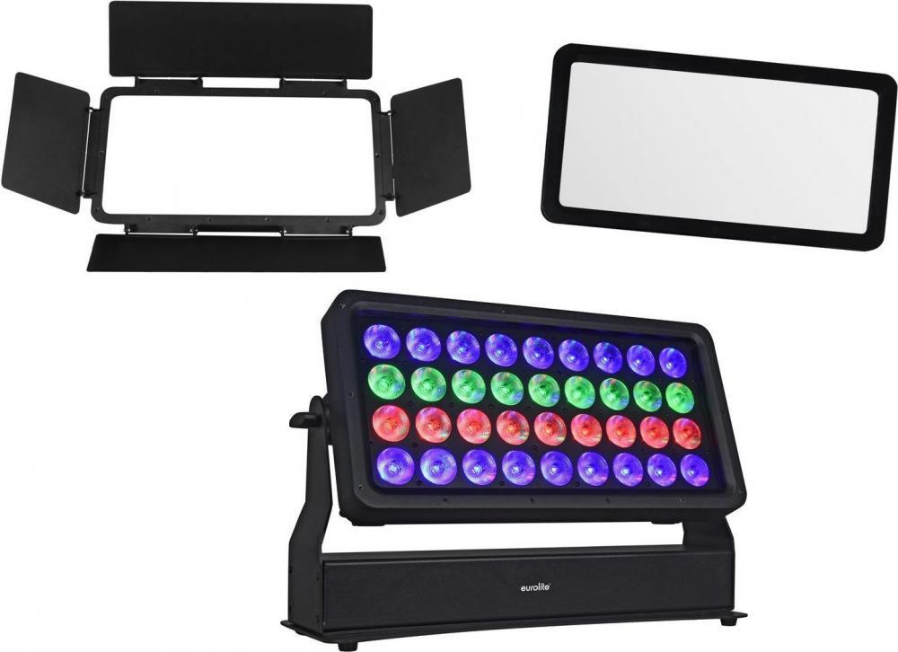 3161807 Eurolite EUROLITE Set Multiflood Pro IP RGBW Wash MK2 + Diffusorscheibe