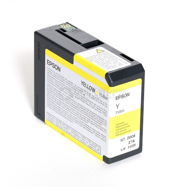 CARTUCCIA T5804Y GIALLA COMPATIBILE PER EPSON Stylus Pro 3800,3880 T580400 T5804