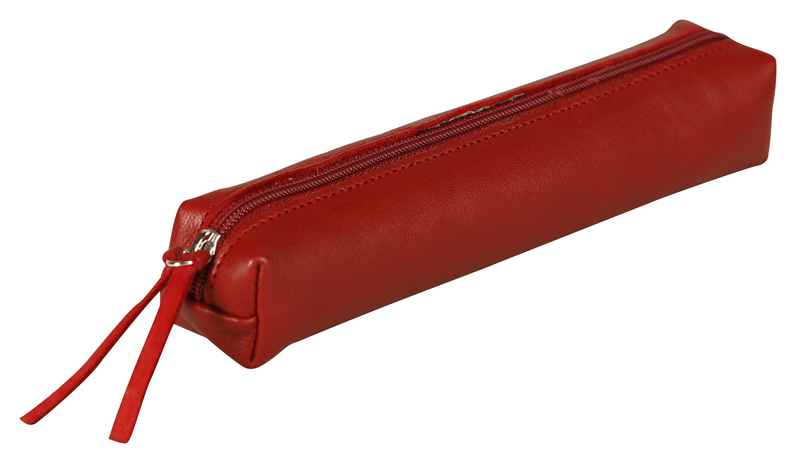 Clairefontaine 410066C - Astuccio piccolo Slim in vero cuoio 19,5x2,5x4 (G9n)