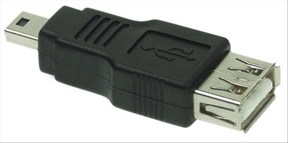 Adattatore USB 2.0 A Femmina ---> Mini B Maschio
