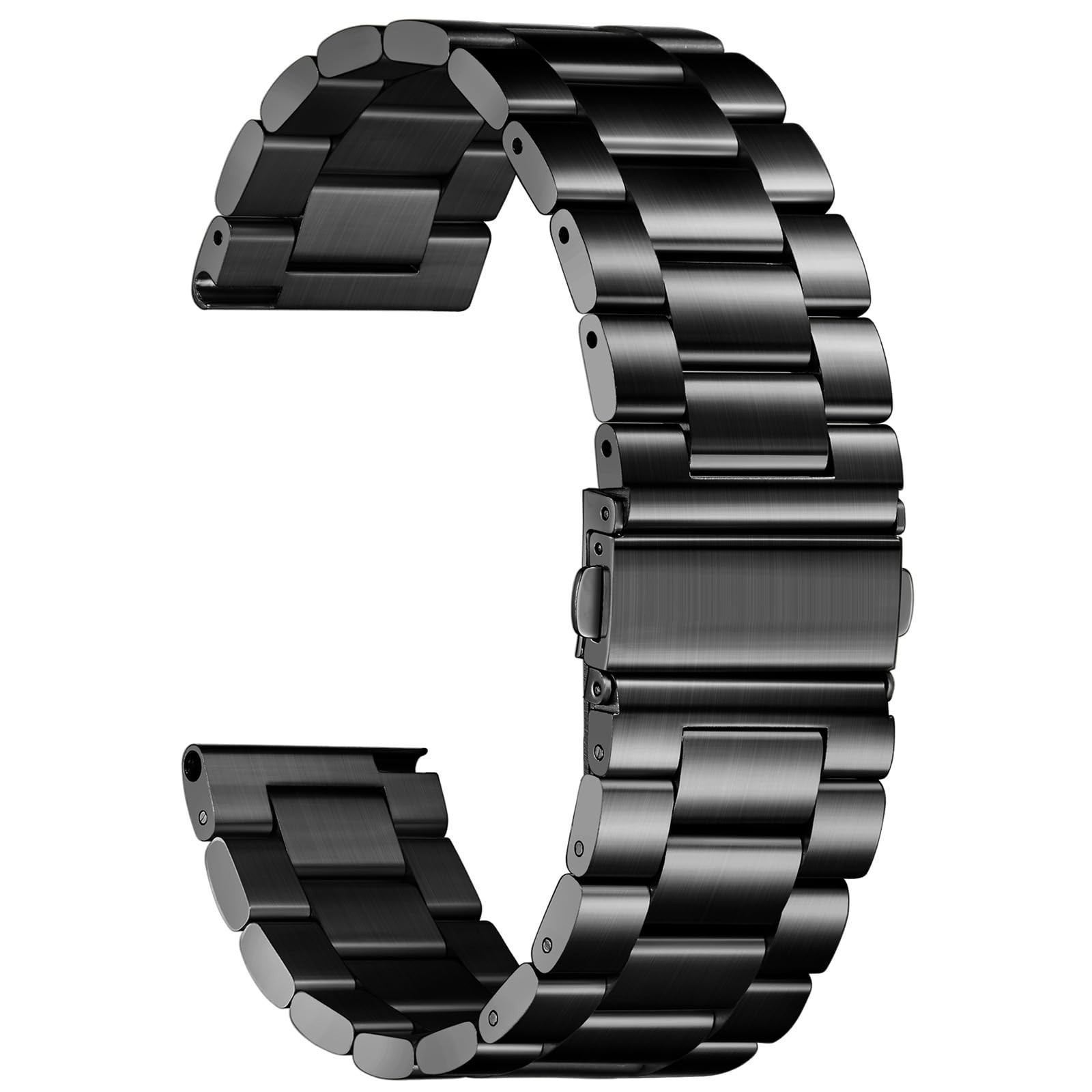 Nelumbo Quick Release Metal Chain Watch Bands, 22MM Solido Acciaio (x7E)