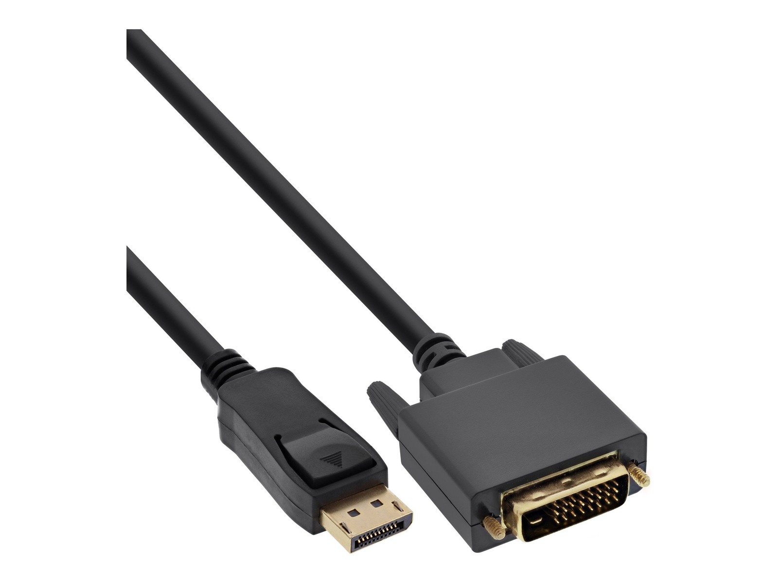 InLine Cavo DisplayPort maschio a DVI-D 24+1 maschio 10m dorato nero 17110