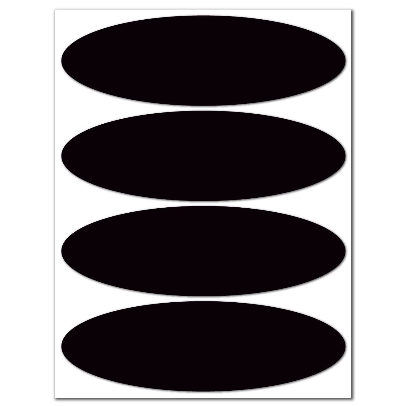 B REFLECTIVE Éco OVAL, Kit 4 adesivi rifrangenti/riflettenti, Sicurezza (p4x)