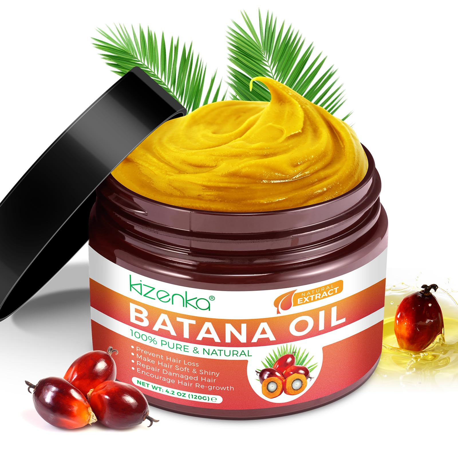 Olio Di Batana Capelli,100% Puro Biologico Batana Hair Oil, Olio di (z2J)