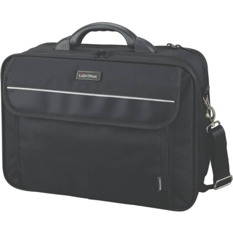 Borsa portacomputer Lightpak ARCO in poliestere 40,5x33x16 cm fino a 15'' nero 4