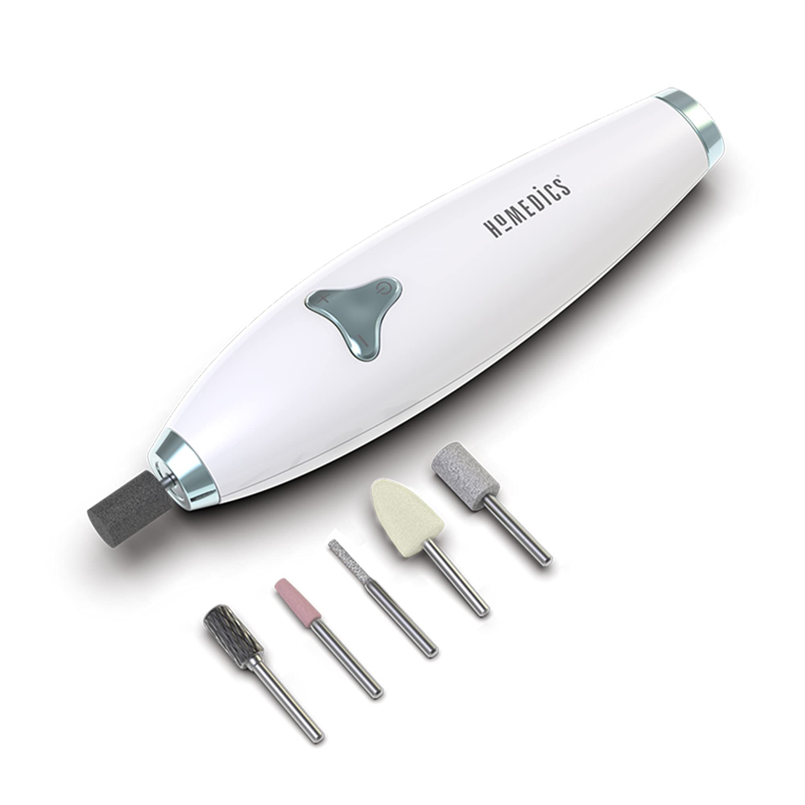 HoMedics Set Manicure e Pedicure Elettrico 6 in 1, Fresa per Unghie (W4q)