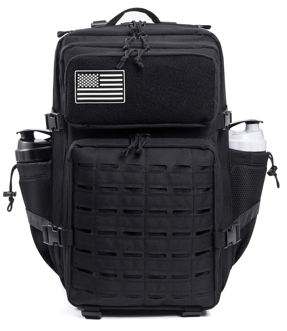 QT&QY Zaini militari tattici per uomini Molle Daypack 3 giorni 35/45L (m8n)