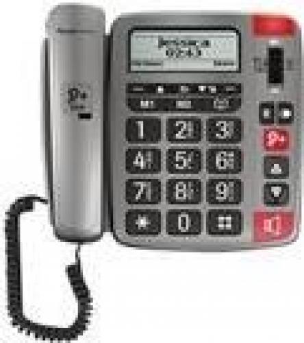 3161804 Amplicom Amplicomms PowerTel 196 - Telefon mit Schnur mit Rufnummernanze