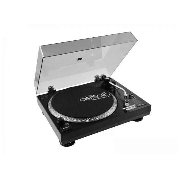 3161807 Omnitronic Omnitronic BD-1320 Belt-drive DJ turntable Nero