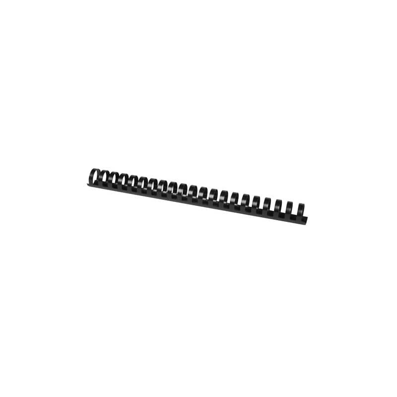 Spirali in PVC per rilegatura Q-Connect 25 mm - colore nero - conf. 50 pezzi - K