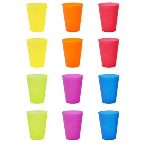 Gut&Günstig Buono & economico - Set di 12 bicchieri in platsik, 0,3 (L8b