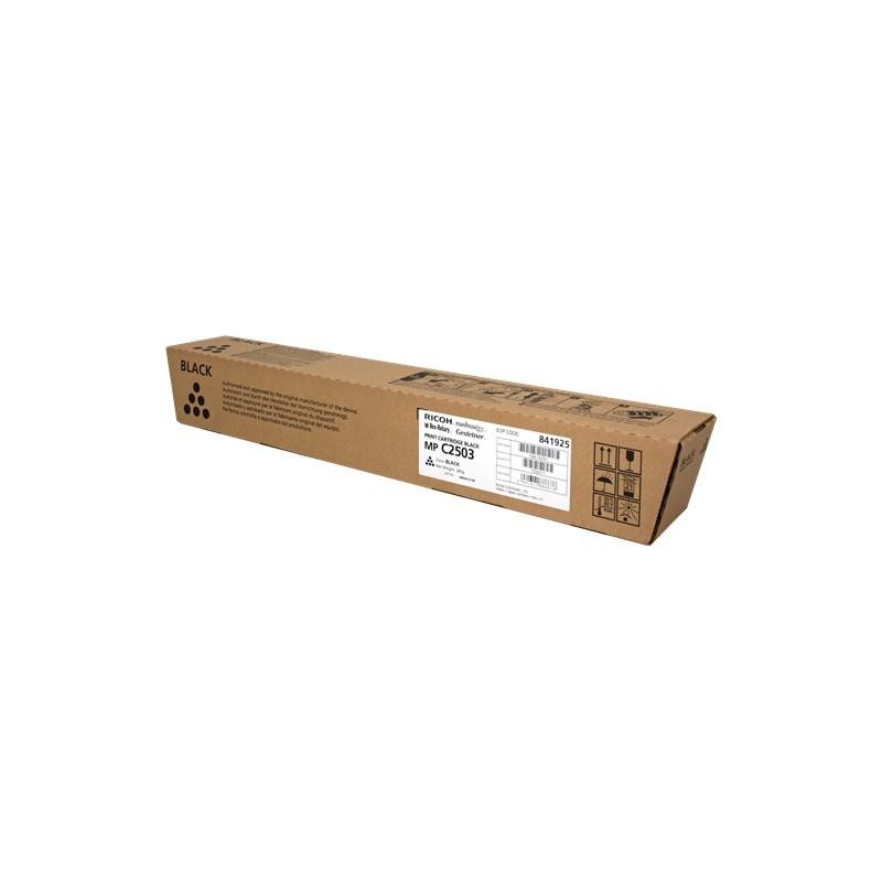 TONER ORIGINALE RICOH MPC2503 NERO 841925 PER RICOH AFICIO MP C2003,MP C2004SP,M