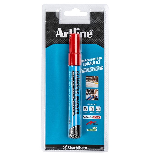 Marcatore Permanente Plumbers Artline - Punta Tonda - 0,4-1 mm - A 84013466 (Ros
