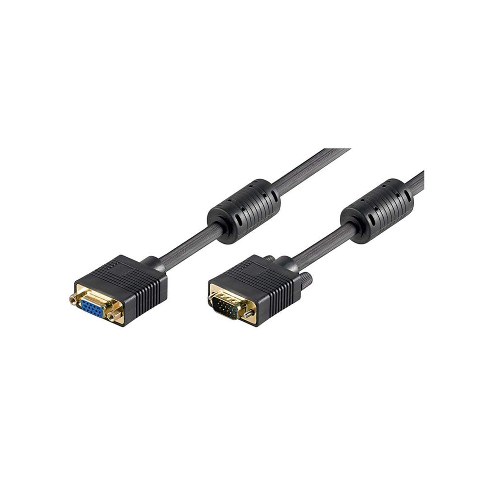Wentronic 2m 15 Pin HD Plug to 15 Pin HD Jack Monitor Extension Cable