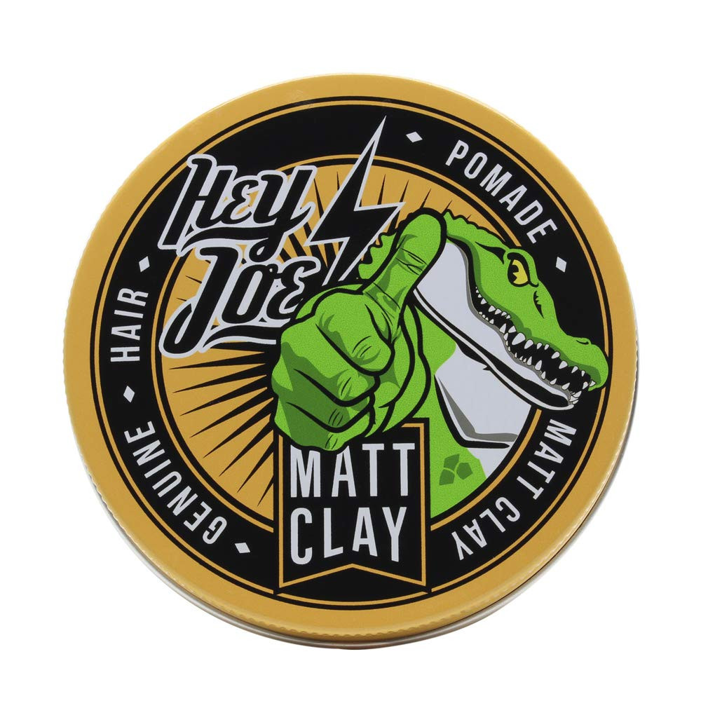 HEY JOE! - Genuine Hair Pomade Matt Clay | Cera per Capelli Opaca ad Alta (a3c)