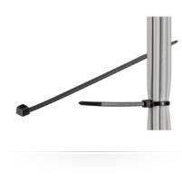 MicroConnect Cable tie 100pcs Black, 292mm  X 3,5mm 300mm X 3,6mm, UV