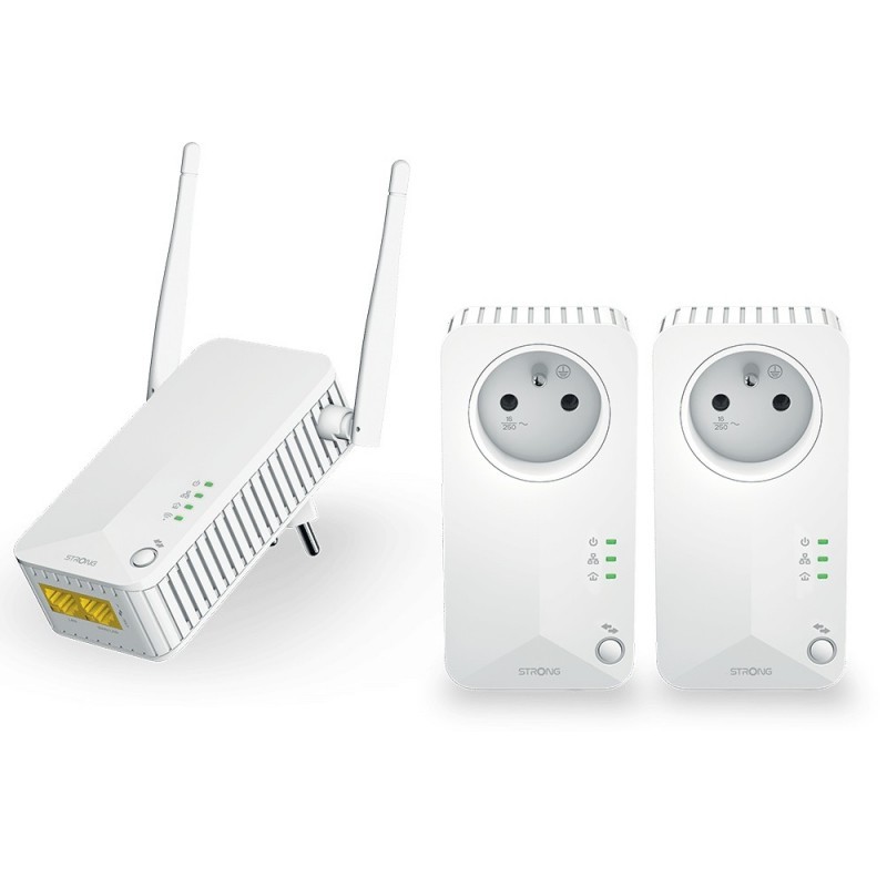 Strong Powerline WiFi 600 Triple Pack V2 600 Mbit/s Collegamento ethernet LAN Wi