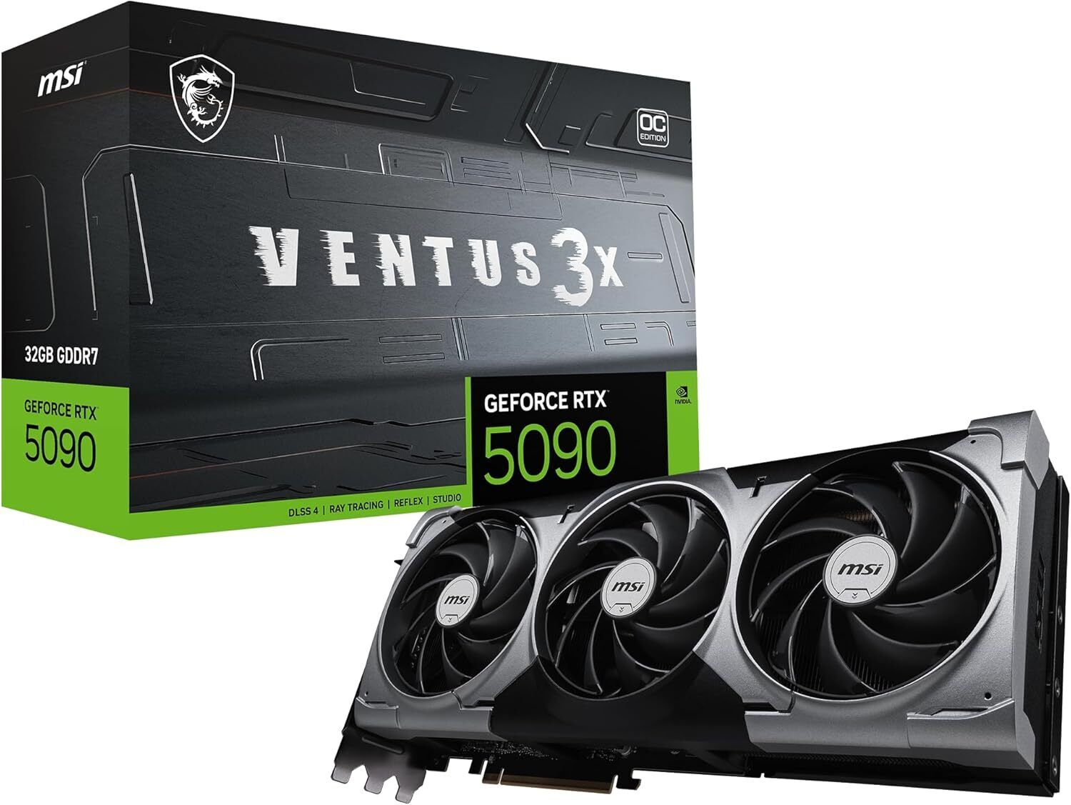 Preorder MSI GeForce RTX 5090 32G Ventus 3X OC  Nuova - Sigillata ship 313