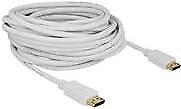 Cavo Delock DisplayPort 1.2 maschio  DisplayPort maschio bianco 4K 60 Hz 10 m