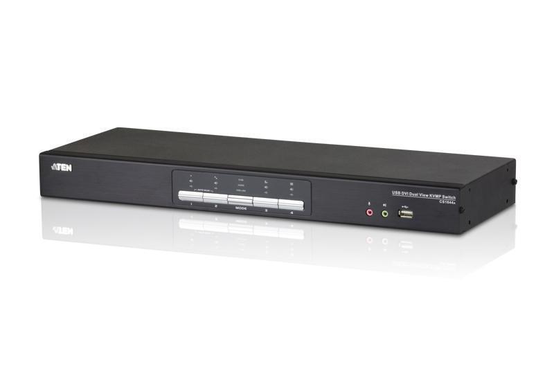 Typ Kabel-Switch  Ports 4  Monitor DVI-I (Dual-Link)  Tastatur/Maus USB  Audio L