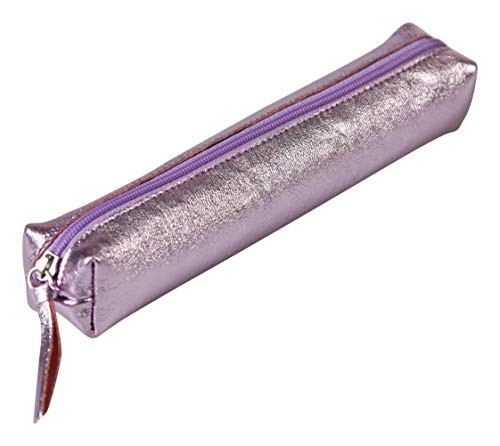 Clairefontaine 410117C - Astuccio piccolo Slim in vero cuoio di agnello, (D9o)