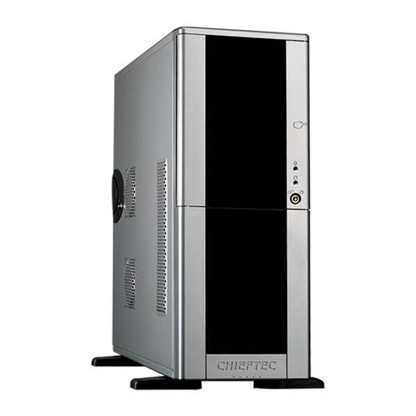 Chieftec Mesh MidiTower LCX-01SLSLB Argento 400 W