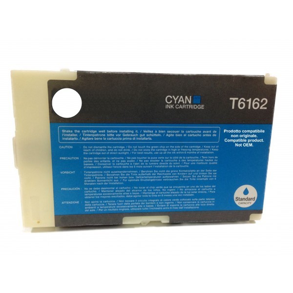 CARTUCCIA T6162C CIANO COMPATIBILE PER EPSON B300 B310N B500DN B540DN C13T616200