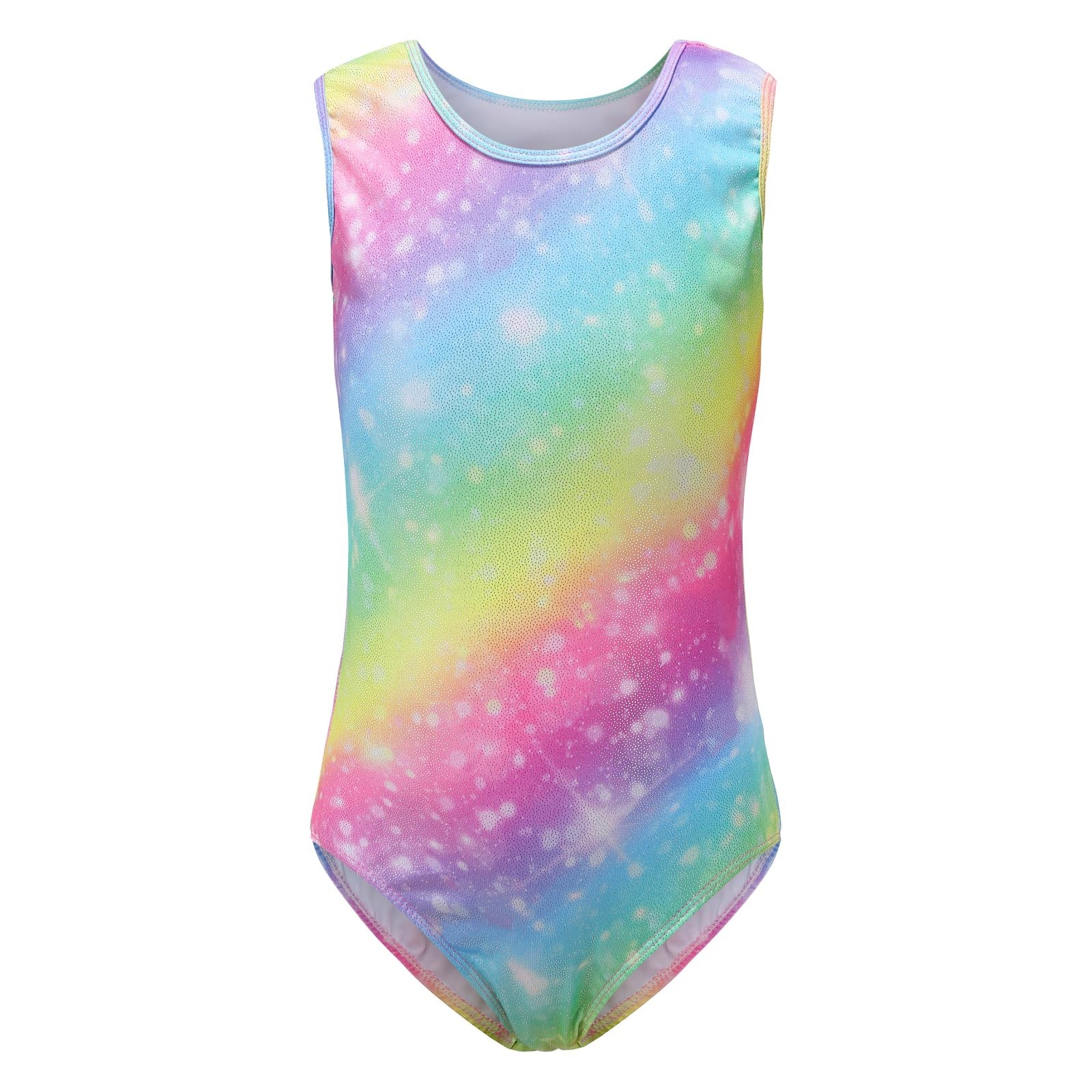 Sinoeem Ragazze Ginnastica Leotards Gradient Colour Sparkle Body Danza (o8d)