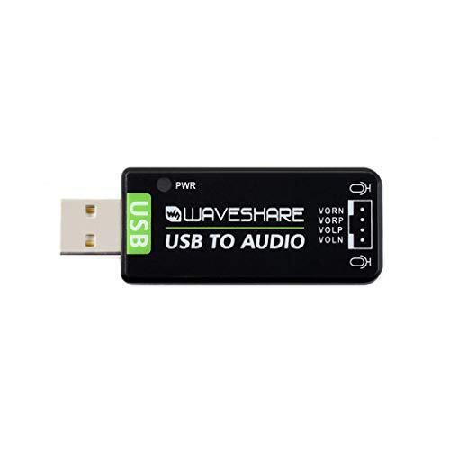 Coolwell Waveshare USB Sound Card USB Audio Module for Raspberry (u0L)