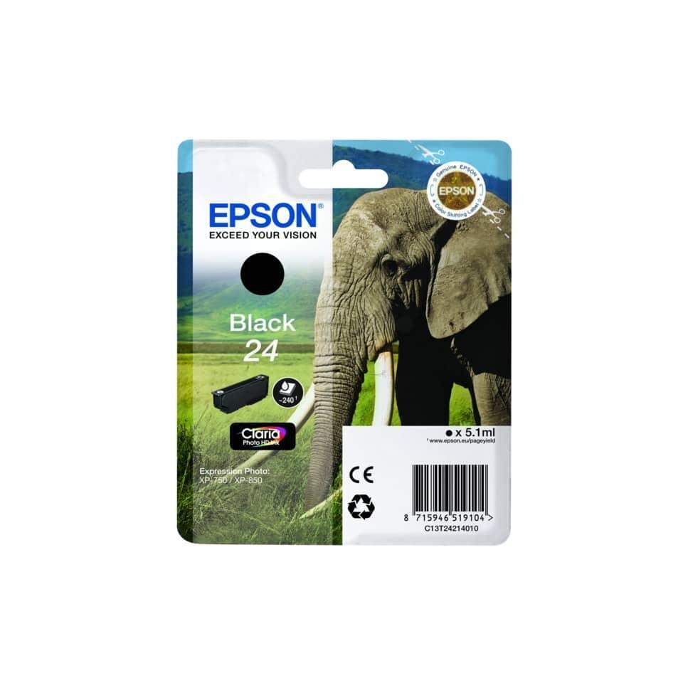 Cartuccia inkjet Elefante 24 Epson nero C13T24214012